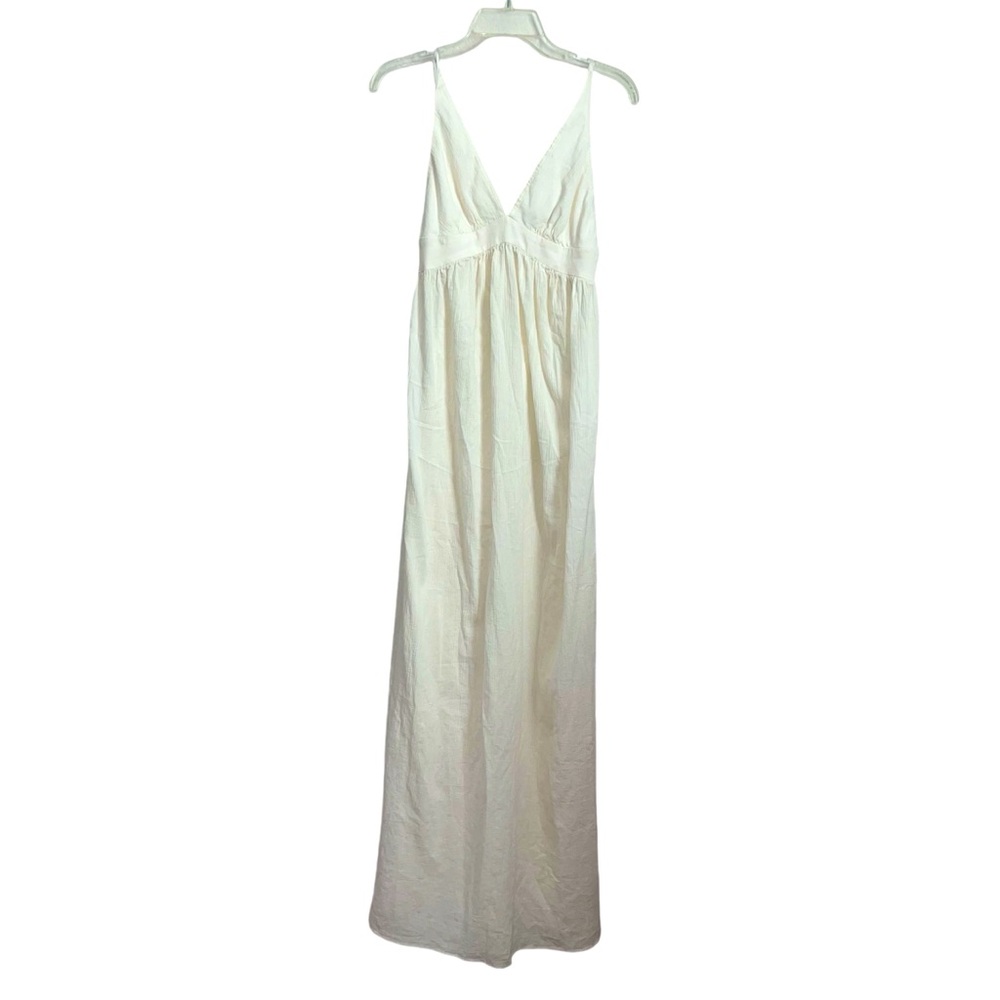 Ramy Brook white cotton maxi dress